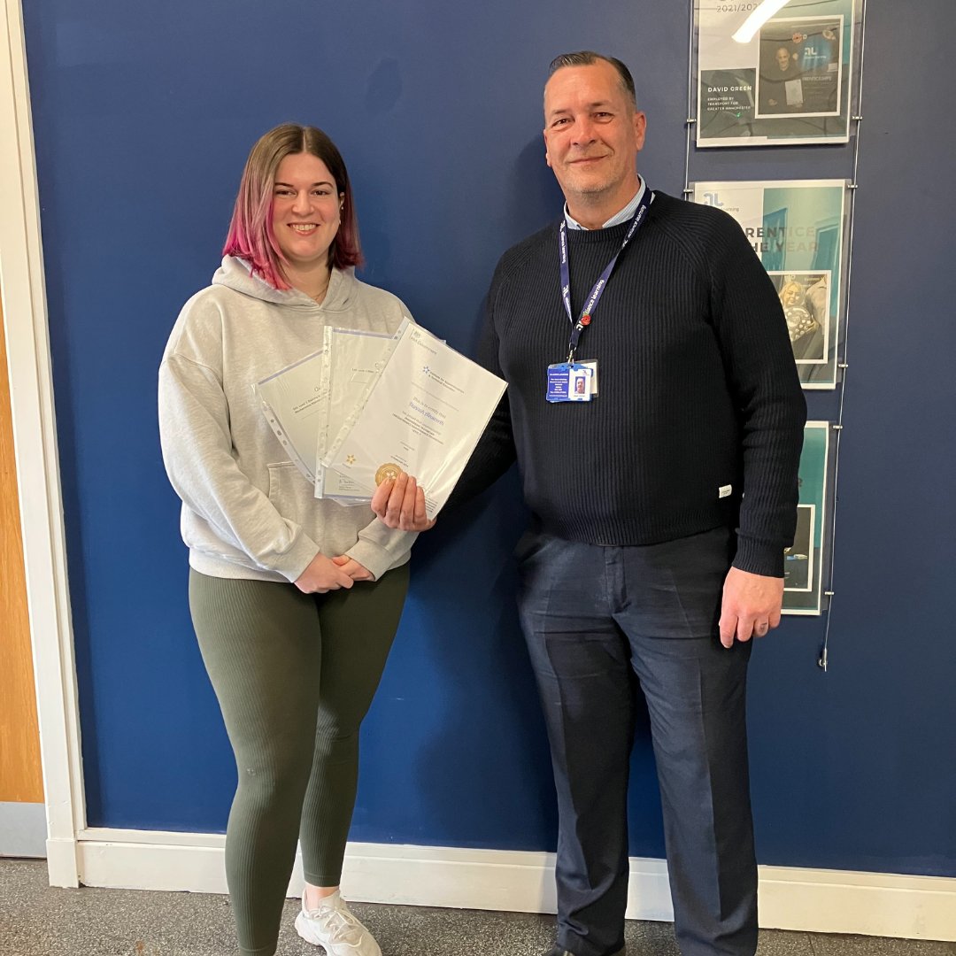 🌟 Huge congratulations to Hannah Ainsworth, Level 3 Mechatronics Apprentice! 🎉 👏 Hannah (employed by Warburtons) has received her Level 3 NVQ Technical Certificate and aced her End Point Assessment! 🏆 #ApprenticeshipSuccess #Congratulations