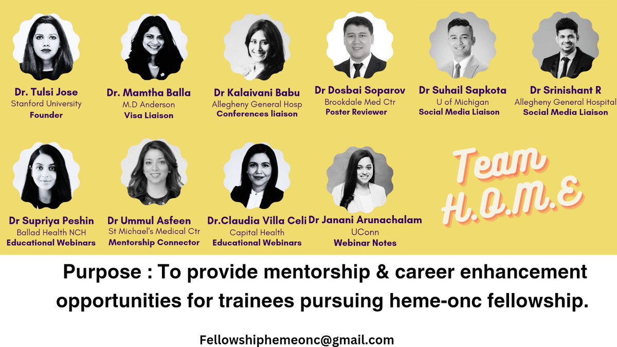 We are a 330+  member community united by a single passion - Our ❤️ for #hematology & #oncology. Our work is possible due to the selfless services of our peer members. We remain committed to providing training & career enhancement opportunities to trainees pursuing fellowship 🎗