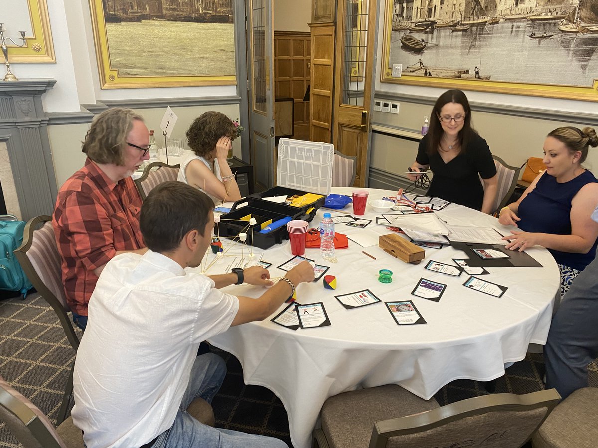 The Table Top Challenge ! Complete as many of the challenges as you can in the time allowed ! #teambuilding #teamevents #teambuildingsussex #indoorevents #teambuilding4u