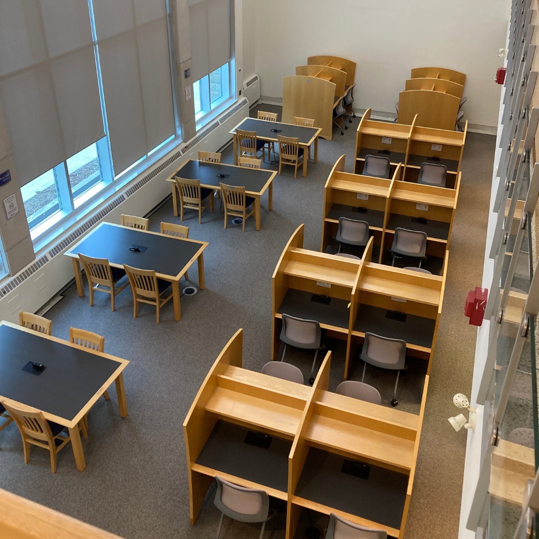 Need a place to study during #exams? The #BerylIveyLibrary has got you covered with the perfect study spaces with Conversation Friendly &amp; Silent Study!📖✏️

Don't forget to stop by our Study Break Snack station or Puzzle table to give your brain a well-deserved break!💙