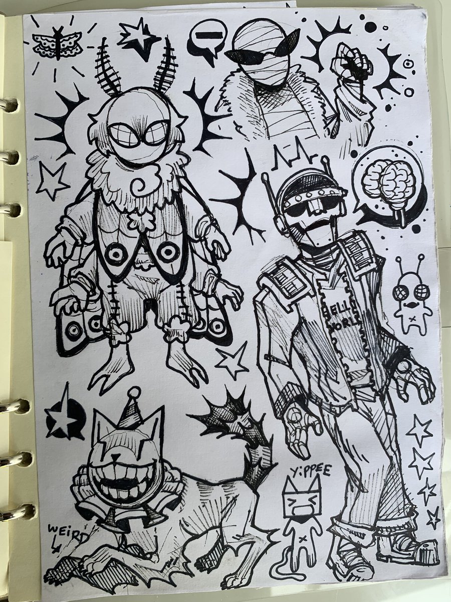 Lintt0p's tweet photo. Some sketchbook stuff ✨ https://t.co/3SwXcwXg5p