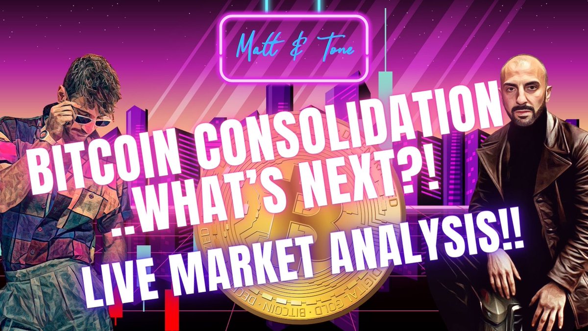 #BITCOIN: ARE WE BACK BULLISH?! - LIVE MARKET ANALYSIS! Let's see what @AlphanumetriX & @ToneVays think on 'The Daily High' 👉youtube.com/live/BAGV6ZXxL…