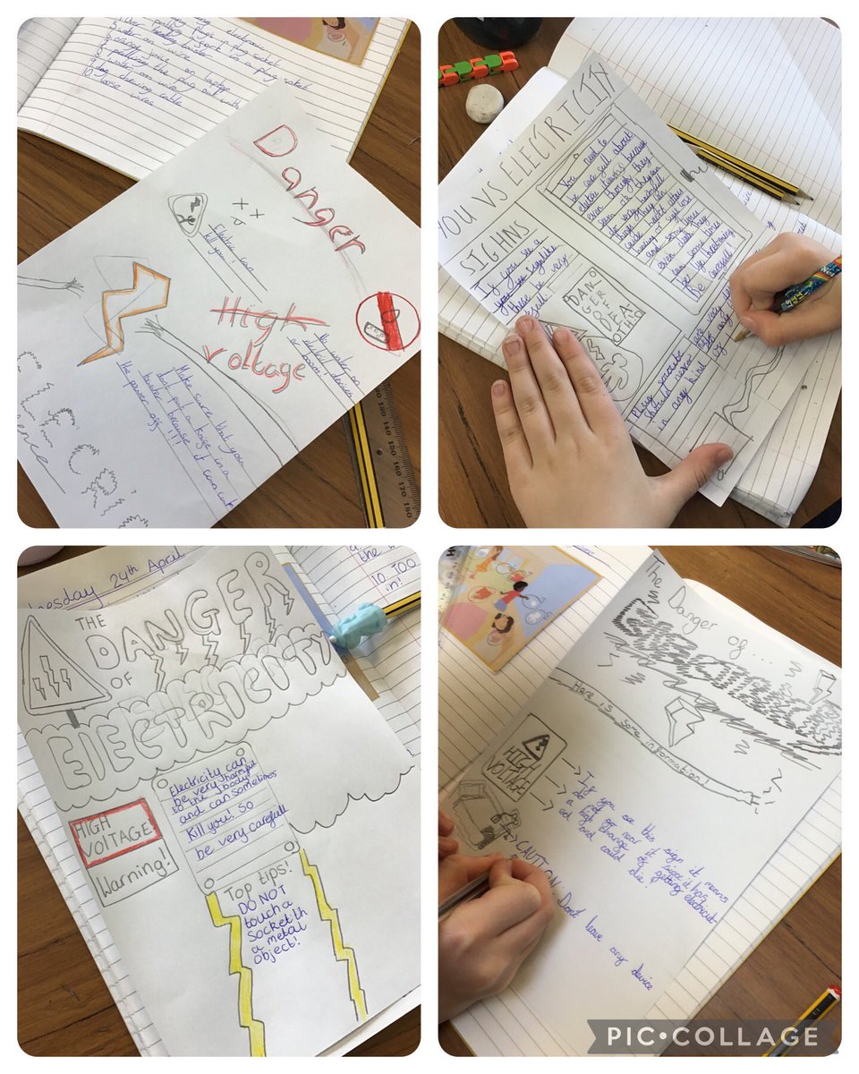 BroomfieldsJnr's tweet photo. 4MH have been learning about the dangers of electricity and how they can stay safe. ⚡️ ⚠️
#BroomfieldsYear4 #BroomfieldsScience https://t.co/h9fFtcNzkG