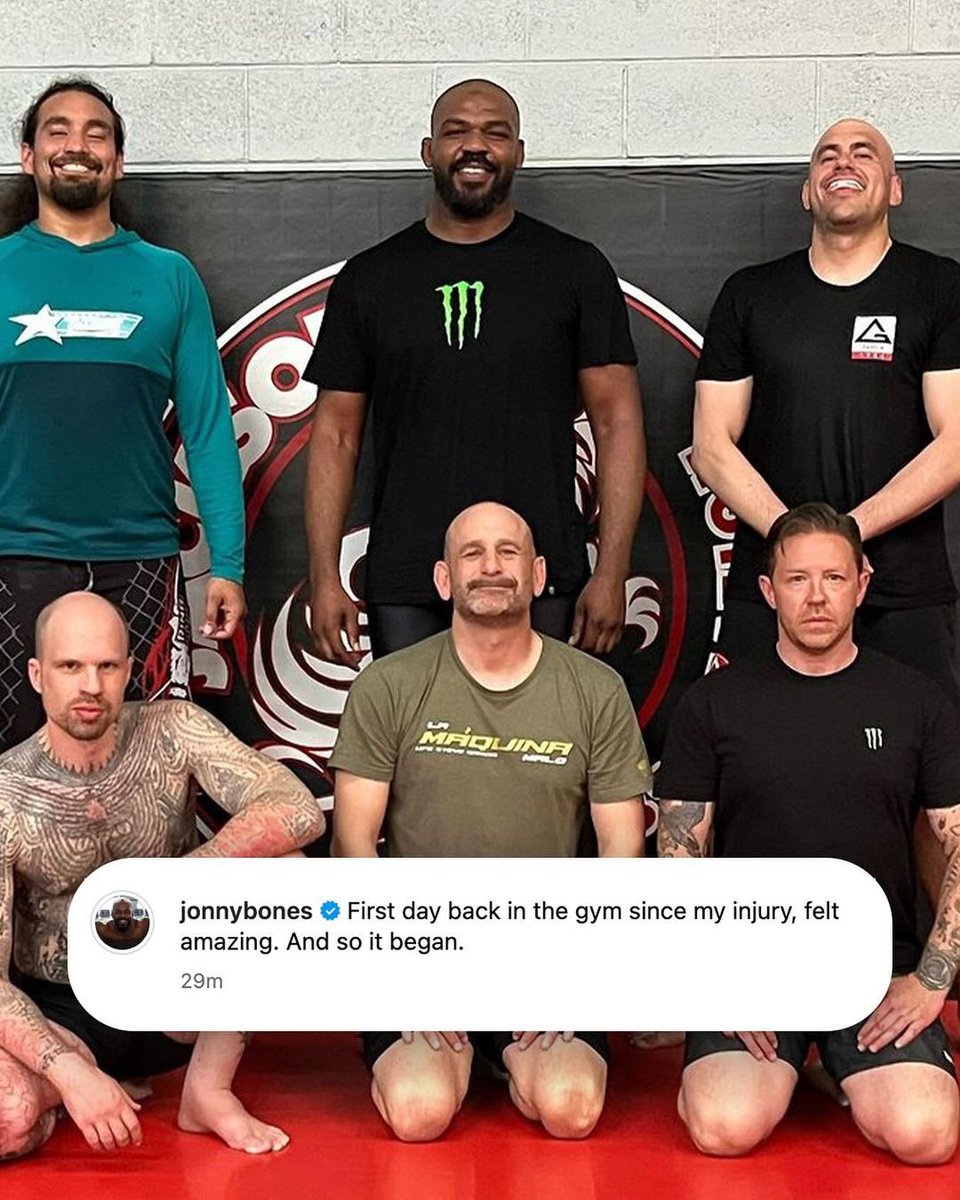 Jon Jones is back in the gym and expected to defend his #UFC Heavyweight title late 2024. 🏆