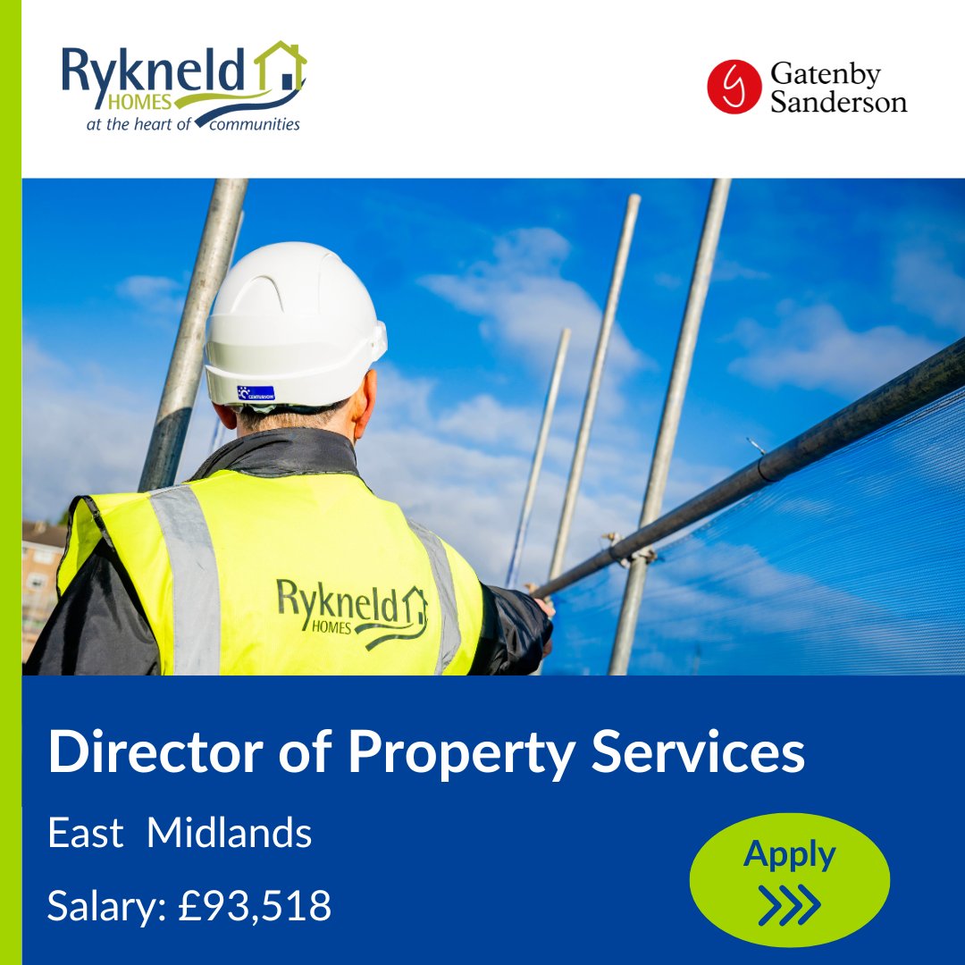 NEW OPPORTUNITY @Rykneld_Homes We are seeking serving Directors from comparative organisations, or those looking to take their first step-up into a role at this level. Apply for this important role via tinyurl.com/yzpkhrca