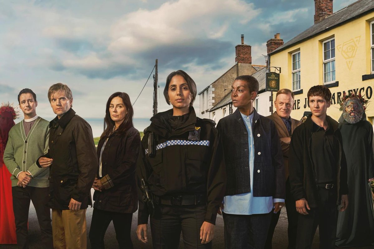 The Red King starts tonight at 9pm on Alibi. The series was filmed in Northumberland and stars Jill Halfpenny, Anjli Mohindra & Adjoa Andoh.