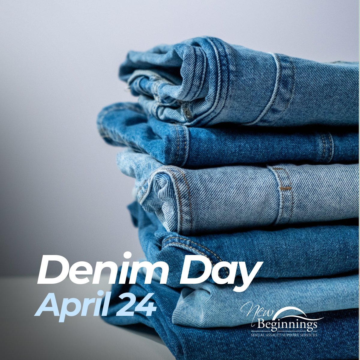 Today is Denim Day! 👖 Join us in wearing denim to raise awareness and show support for survivors of sexual assault. Let's stand together to challenge victim-blaming attitudes and promote a culture of consent and respect. #DenimDay #SupportSurvivors #EndSexualViolence