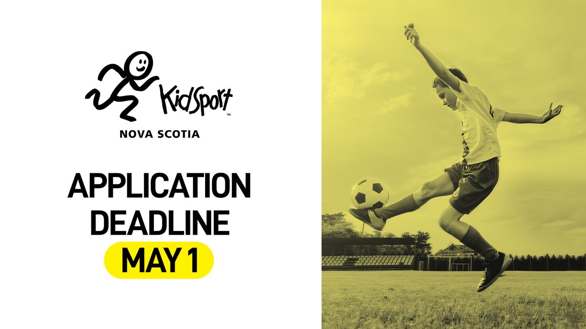 The next grant application deadline is May1st!

Apply at kidsportcanada.ca/nova-scotia/ to get your kid in the game this summer ❄️!

#SoAllKidsCanPlay
