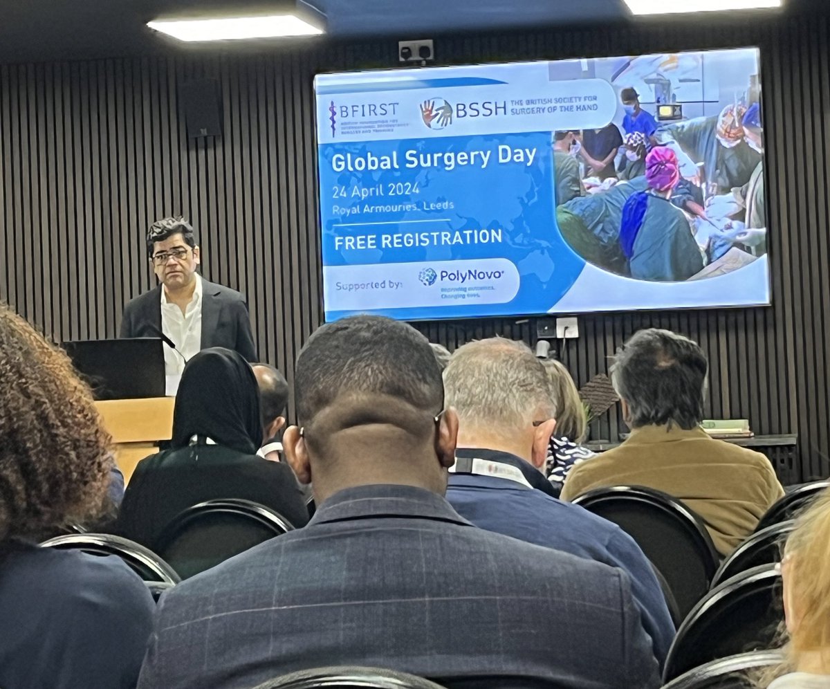 #GlobalSurgery day in #Leeds with @BFIRSTraining and @BSSHand We have come far in collaboration with our partners abroad #friends