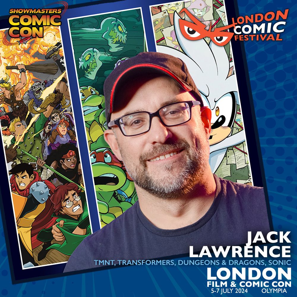 JACK LAWRENCE will be returning to #LCF24 #LFCC! Jack has worked for a variety of licenses including Sonic The Hedgehog, Transformers, My Little Pony, Teenage Mutant Ninja Turtles and Dungeons & Dragons! buff.ly/3O3tzid