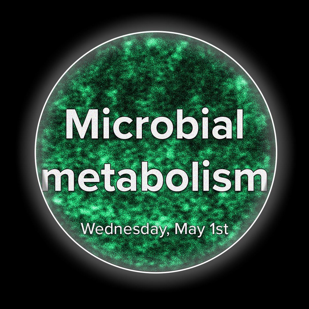 Microbial metabolism will be the focus of presentations and discussion on the third day of the Ecological Dynamics of Microbial Communities: new approaches workshop on Wednesday, May 1st

#newmath @SimonsFdn @NSF