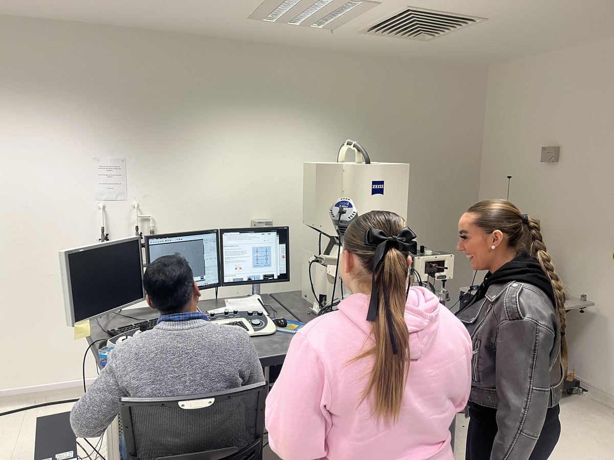 Our <a href="/ambercentre/">AMBER</a> team enjoyed meeting brilliant 5th year students as part of TCD #STEM Open day &amp; tried out some of our world-class lab facilities <a href="/cranntcd/">cranntcd</a> <a href="/TCD_AML/">Trinity AML</a> <a href="/AccessTCD/">TAP</a> Huge thanks to Jessica de Micco <a href="/DrSumitSLal/">Sumit Lal</a> &amp; Muthu Lakshmanakumar for their excellent demos 🤩