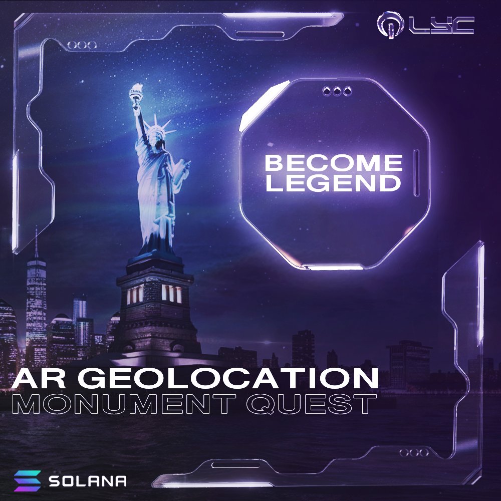 AR GeoQuest/ #AugmentedReality 

Coming all over the 🌏 in 2024 on #Solana !  
Get ready for early access ! 🔑⌛️
Follow @lootyourcity