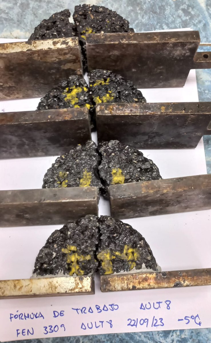 javloma's tweet photo. La investigación de nuevos materiales en los laboratorios de mezclas bituminosas.  Mezclas aromatizadas, anticarburantes, sostenibles, procesos digitalizados, ....  una parte de la transformación digital del asfalto. @PADECASA @uaxuniversidad @angelsampi #XXIICILA https://t.co/eMLrirwR0D