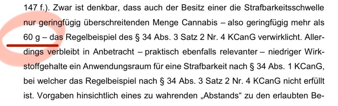 Skandal am BGH:

Der BGH merkt, dass der erste Strafsenat in der Begründung einen gravierenden Fehler gemacht hat. Er ging fälschlicherweise von Strafbarkeitsgrenze bei 50g aus statt 60g.
Dann ist der Beschluss zwei Tage offline.
Erscheint dann kommentarlos korrigiert.