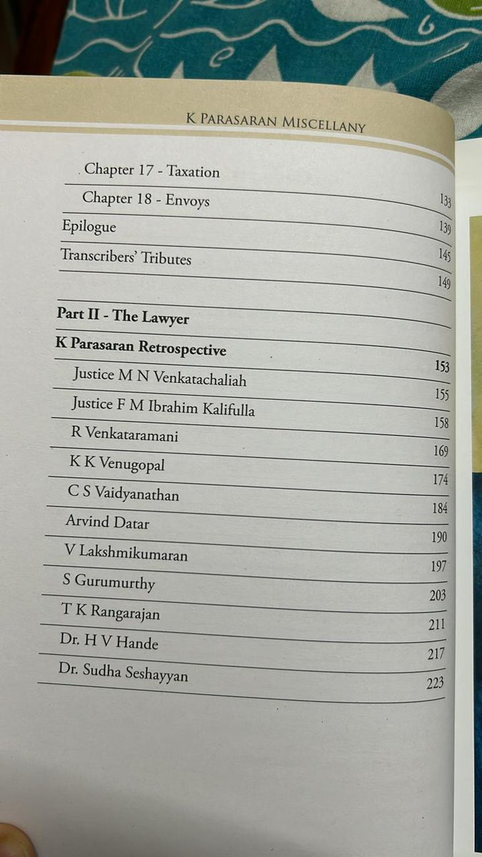 2 young law students of @SastraUniv interned with legendary lawyer Srīmān.K.Parasaran&learnt law'gical lessons, collected vital points from Valmiki Ramayana on various aspects of human life& compiled all of them. @SastraUniv has published it. Topics covered are important for all