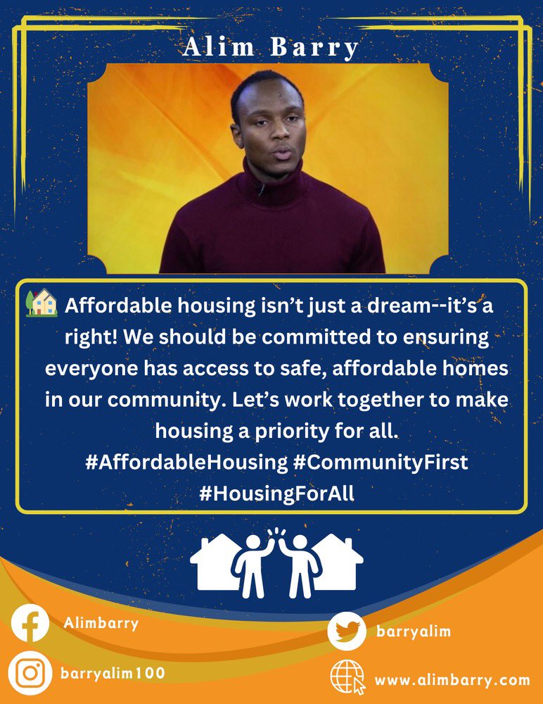 Affordable Housing is not a luxury, it’s a right, especially for marginalized communities. #HousingFirst #Affordablehousing