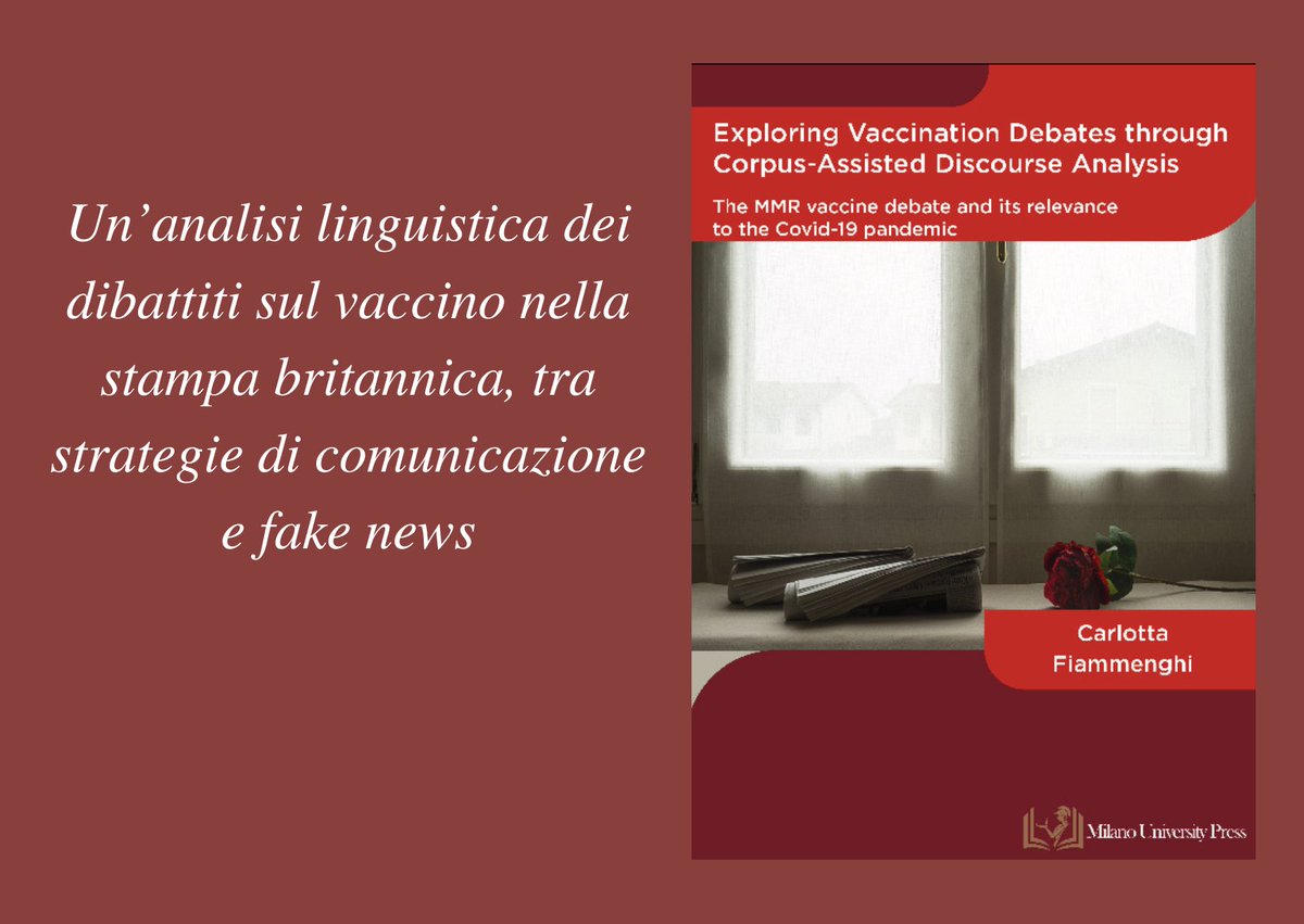 2019, Gran Bretagna: il dibattito sull'ipotesi di un legame tra #vaccino MMR e autismo sulla stampa britannica nell’“era della post verità”. ⬇️Disponibile qui: doi.org/10.54103/milan… #vaccinompr #dibattitopubblico #COVID_19