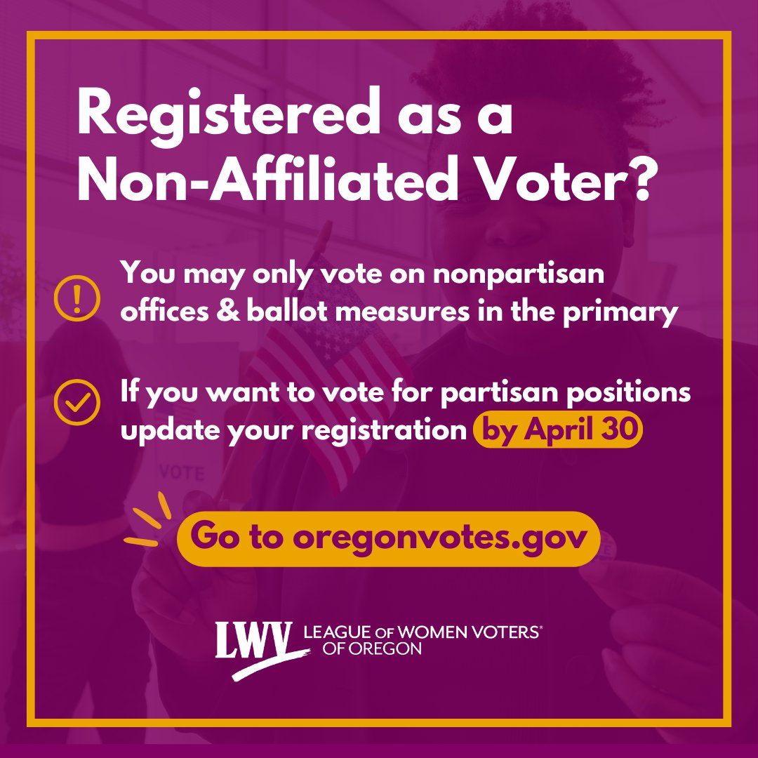 LWV of Oregon tweet media