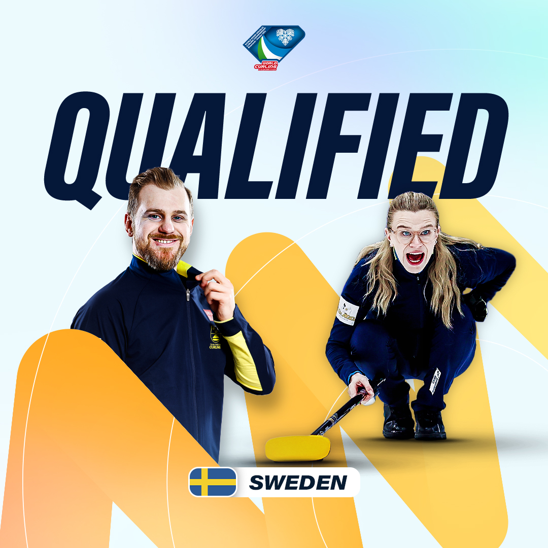 Into the play-offs ‼️🇸🇪 Sweden become the first team to secure their spot! #WMDCC #Curling
