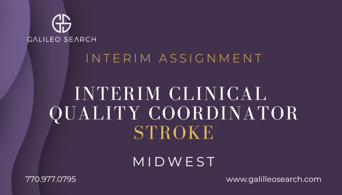 Galileo_Search's tweet photo. Interim Clinical Quality Coordinator - Stroke | Healthcare System | Midwest
https://t.co/0PC8NeAAp5 https://t.co/pEM9JRWLuB