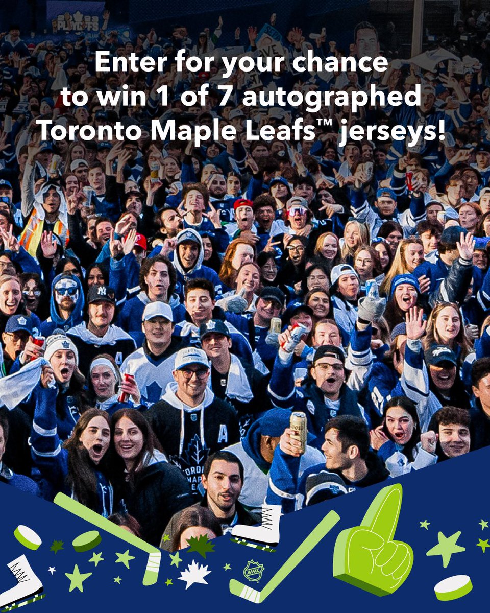 psst…want to win 1 of 7 autographed Leafs jerseys? 👀 

We want you to Bring the Passion in style, whether you’re taking GO to Scotiabank Arena or Maple Leafs Square! 🥅🏒 
Enter now for your chance to win - contest closes May 5th! 🚨 #paidpartner 

gotransit.com/en/partners-an…