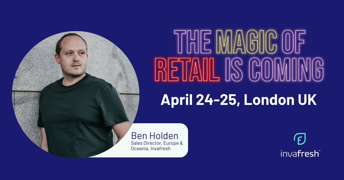 Ben Holden, our Europe Sales Director, will be attending The Retail Technology Show in Olympia, London. If you’re there and want to chat about new ideas and opportunities, feel free to reach out and meet up with him! hubs.la/Q02tWkM90 #RTS2024 #RetailTechnology #RetailAI