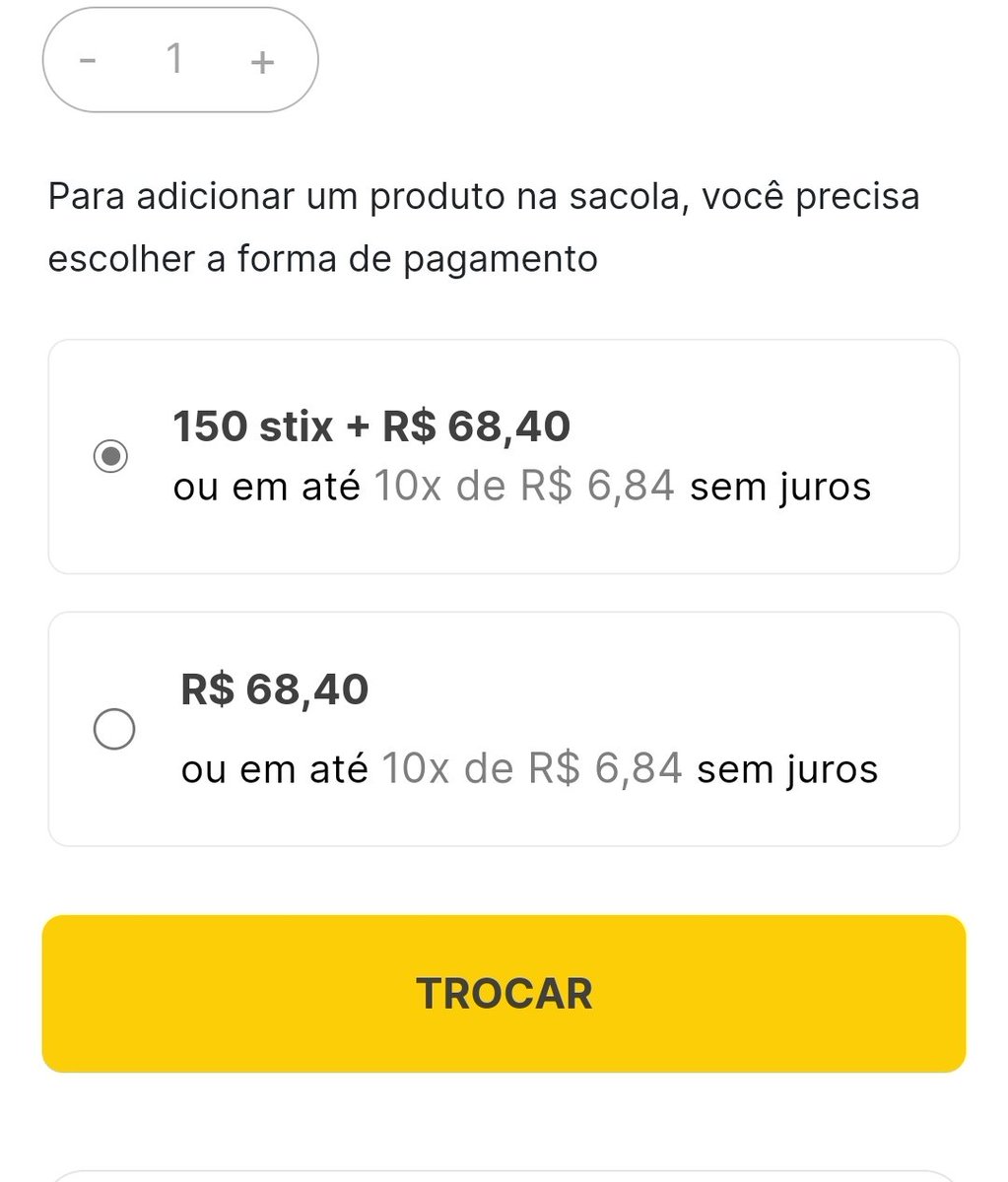 marceloscastilh's tweet image. Preço usando stix ou não é o mesmo. Usar srix então para que? @Shell #shellbox
#clubeshell