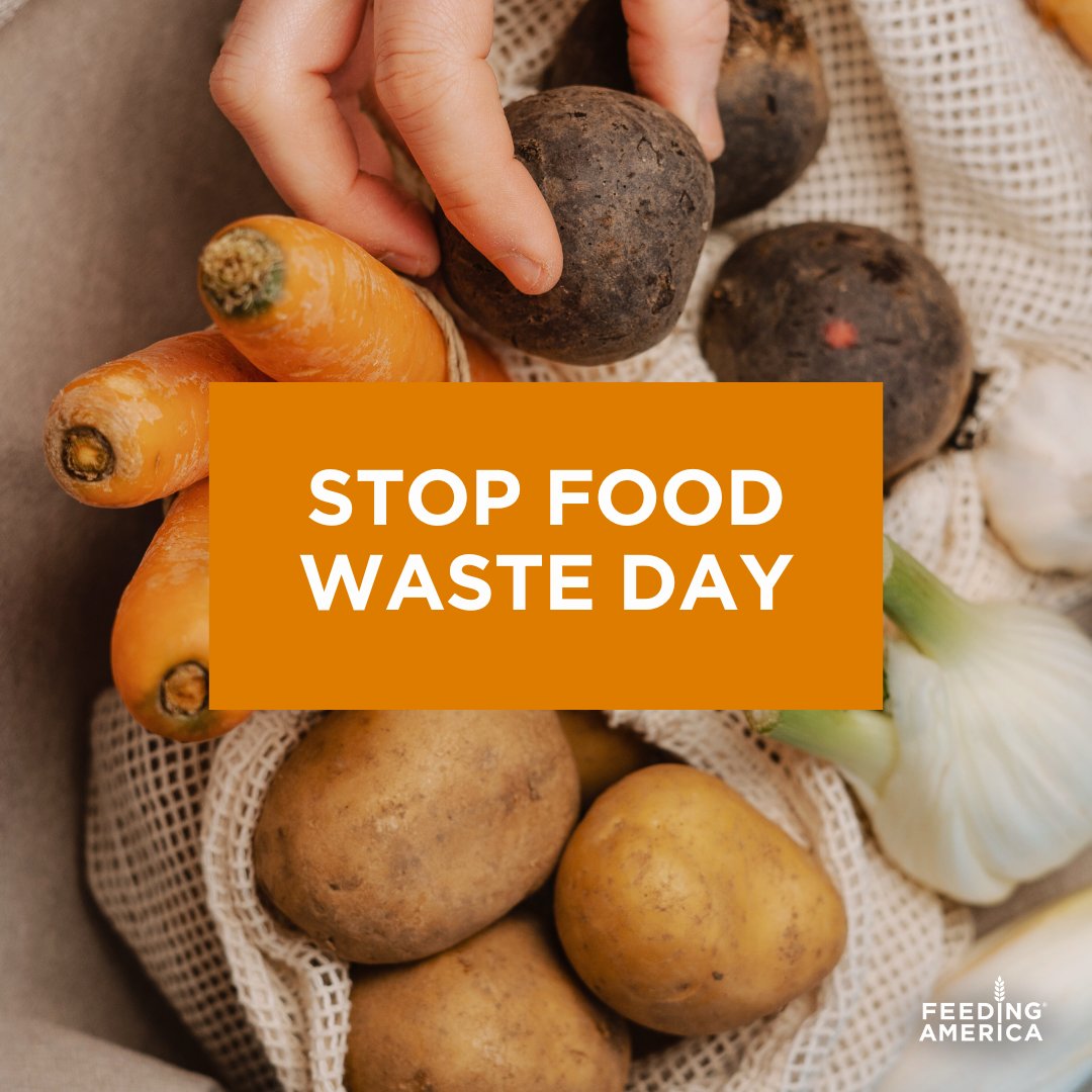Today is Stop Food Waste Day, the biggest day of action against food waste! 🌍 Did you know that 38% of the food in the U.S. is wasted each year? Let’s reduce food waste to fight hunger and help our environment. Click here to learn more: bit.ly/3rsH2ZN