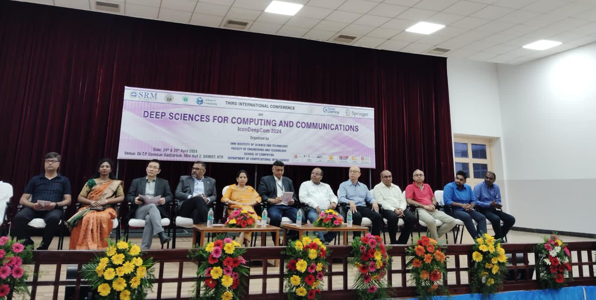 SoC_SRMIST's tweet image. Dive into the future of AI-driven communication at IconDeepCOM-2024! With 80+ research papers and insightful talks from industry leaders it&apos;s the platform for exploring the latest in deep sciences for computation and communications. #IconDeepCOM2024 #AI #Communication #Innovation