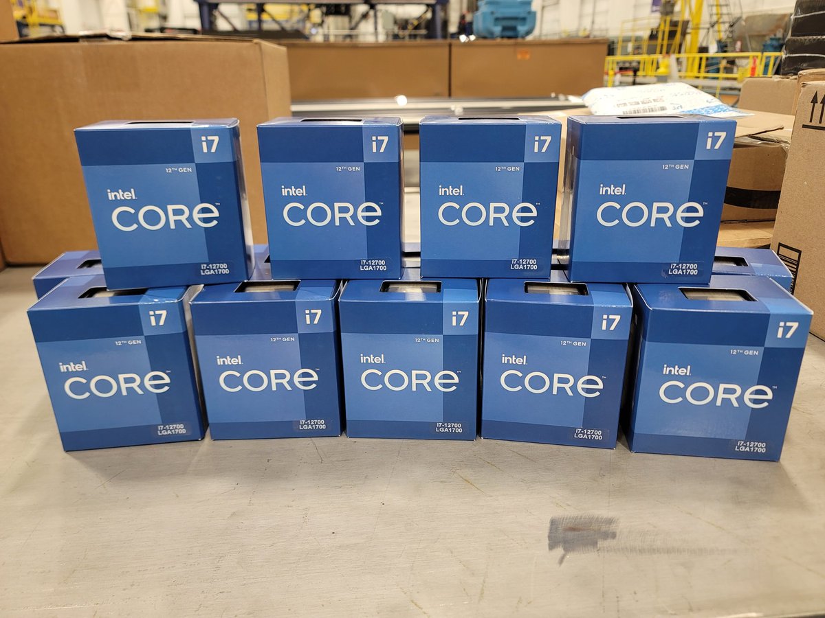 And then the lot of 12th Gen Intel i7-12700 CPUs have finally arrived.

#Intel #CPU #12thGen #AlderLake #i7 #i712700 #IntelCPU #Core #IntelCore #Warning56k