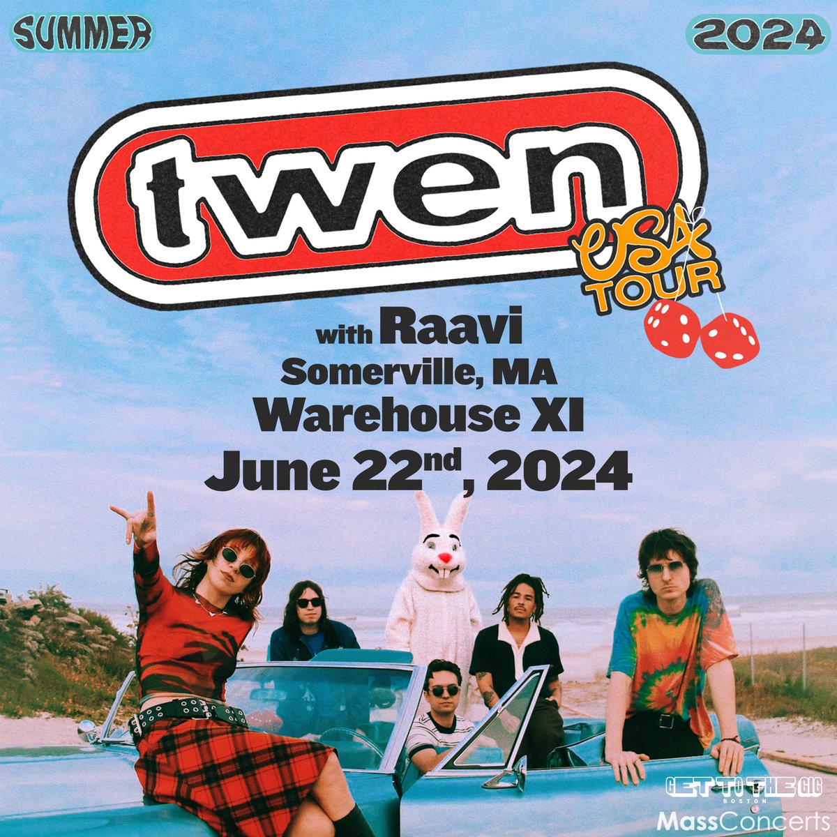 SUPPORT ADDED: Raavi will join @TWEN_band at @WarehouseXI on 6/22! 🎟 ------> seetickets.us/event/twen/593…