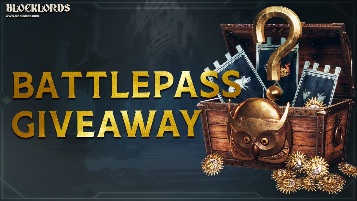 BLOCKLORDS's tweet photo. Battlepass Giveaway! 🚨

Missed your chance to grab a Battlepass for Heroes Conquest? We've got you covered! We're giving away 5 Battlepasses today! 🎉

Interested in the web3 Medieval Strategy Revival? 

Here's how to enter:

- Follow @BLOCKLORDS
- Like & Retweet this post
- Comment below why you deserve to win a Battlepass!

Winners announced April 29th  🏰