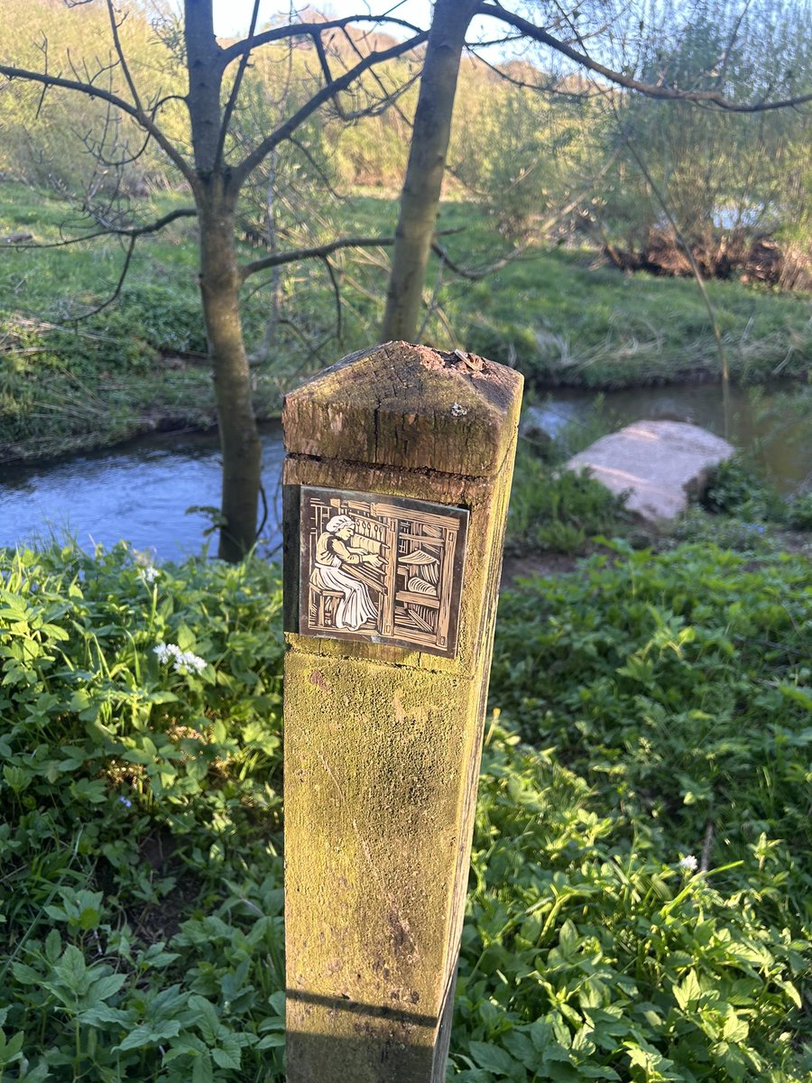 Nice evening bimble along the river Caldew to Dalston. Cheating by jumping on the train back. 🚂 :-) ☀️ 🥾 🥾