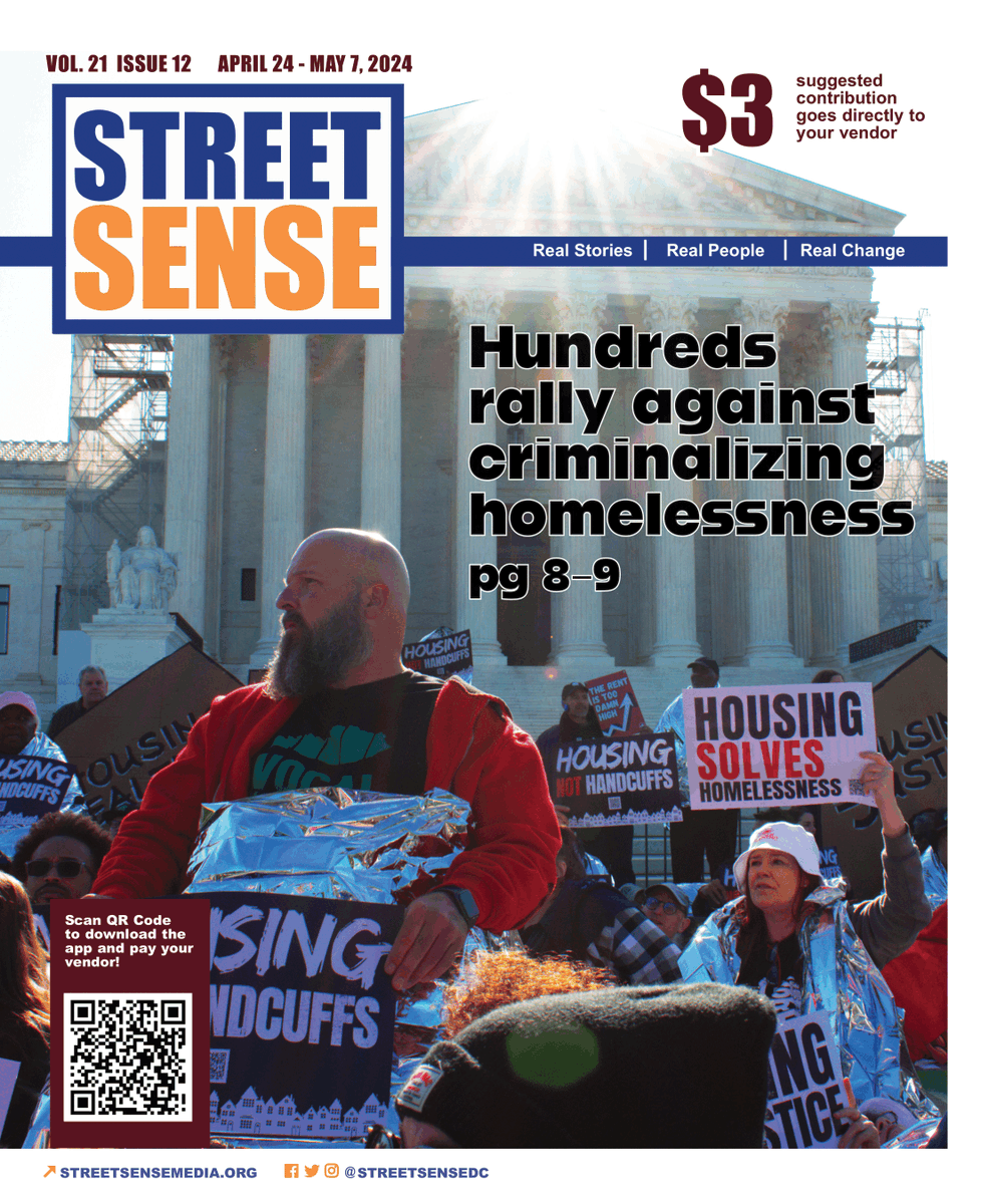 Don't miss out on the latest issue of Street Sense Media! Dive into out story from the recent rally where hundreds raised their voices against the criminalization of homelessness. Make sure to grab your copy from a vendor near you! #EndHomelessness #StreetSenseMedia