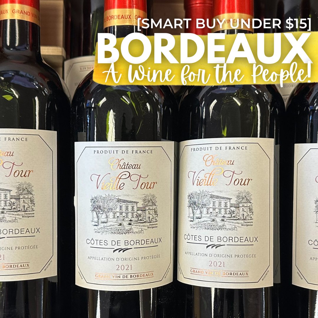 Bordeaux isn't just $100 bottles.There's plenty of value 2 be had, IF you know where 2 look! We've found the perfect example of Bordeaux 4 just $13!🇫🇷
Learn:
l8r.it/uPbj

#bordeaux #france #frenchwine
#wine #winelove #winelover #drinkwine  #winewednesday #wineoftheday