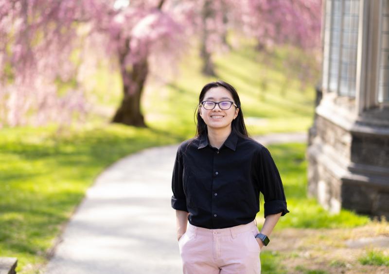 Glory Zhang '26, a linguistics and computer science double major, will be spending her summer in Taiwan as a Critical Language Scholar. mawr.life/BGzY #brynmawrcollege