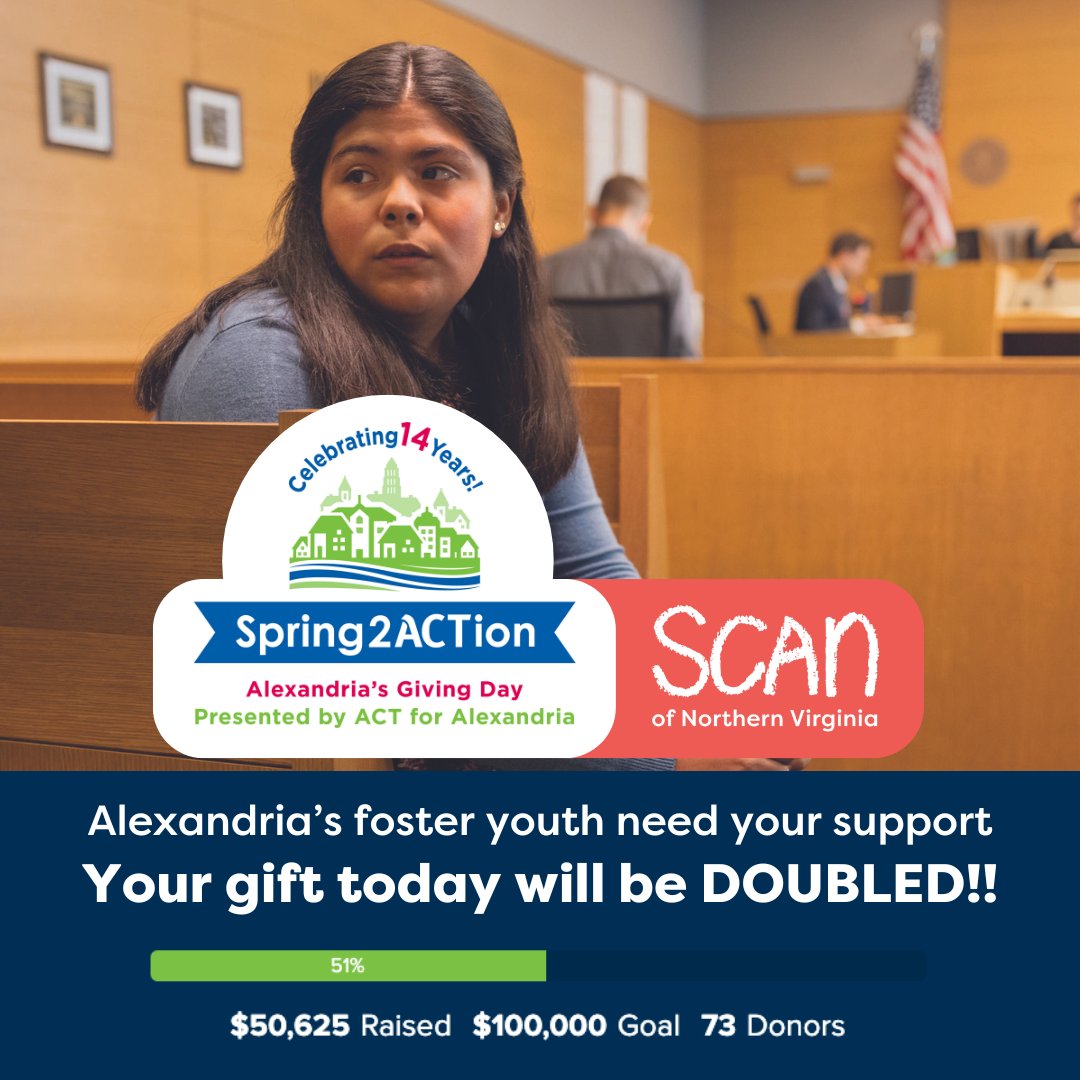 We are HALFWAY to our goal!! Last year we helped 66 children reach permanent homes. Your gift TODAY will ensure that work continues. Give now, and your gift will be DOUBLED thanks to our generous match partners! 💙 spring2action.org/organizations/…