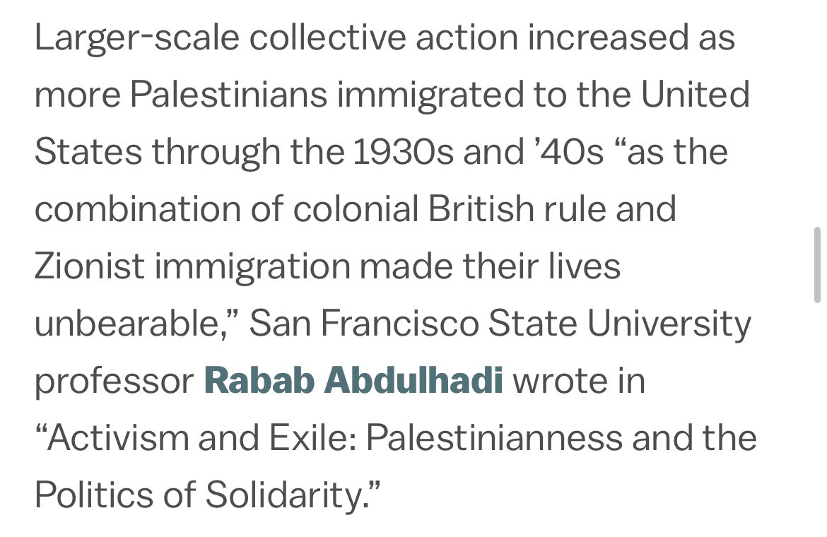 A big issue with the Palestine movement is the idea that everything that happens to them has no relation to anything else. Oh, there were student protests against Zionism in the 30s and 40s? I wonder why that's considered a bad look.