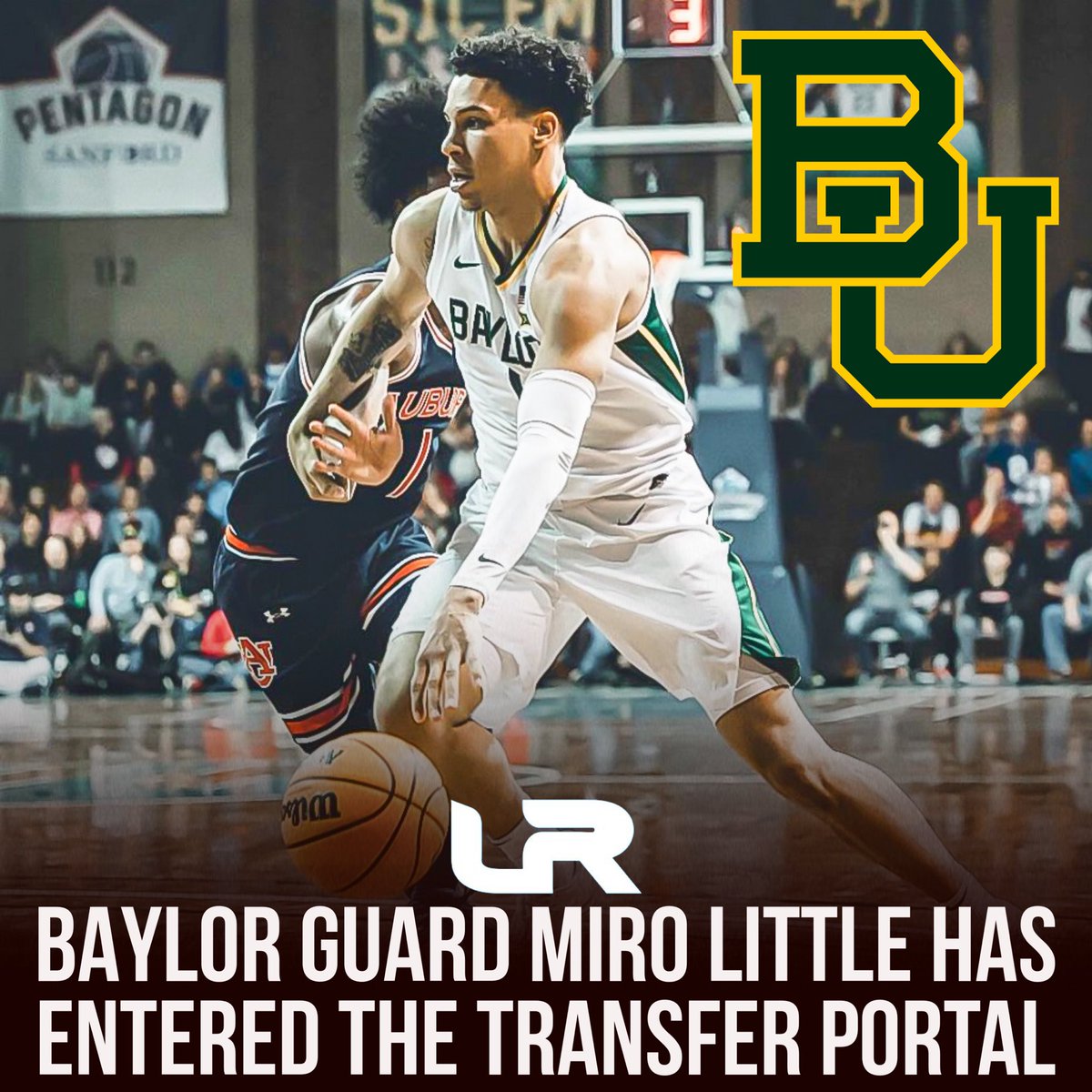 NEWS: Baylor guard Miro Little has entered the transfer portal, a source told @LeagueRDY. Little is a former 4⭐️ recruit who played one season at Baylor. He’s a native of Tampere, Finland. He averaged 1.7PPG and 1.2RPG this season.