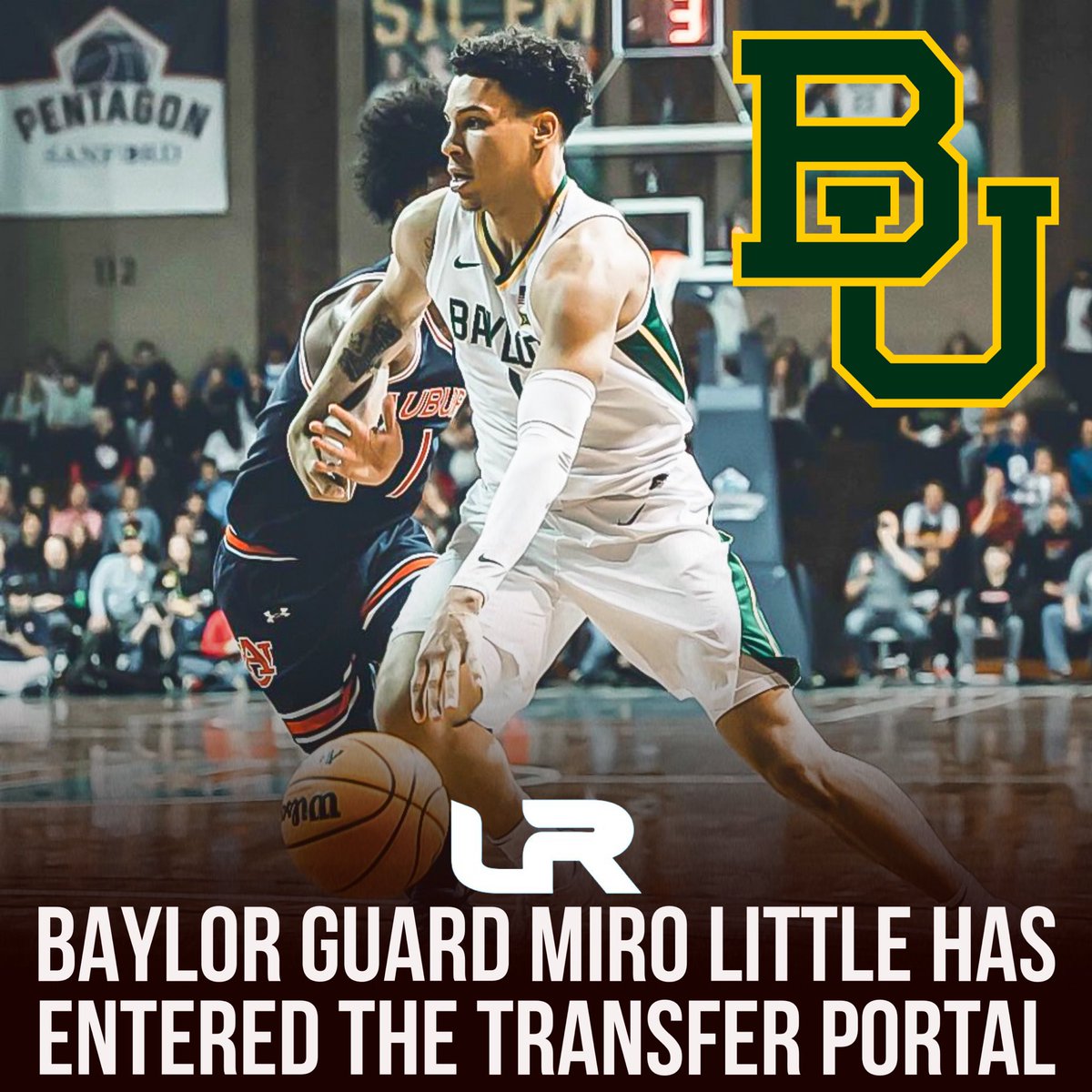 Sam Kayser (@247hshoops) on Twitter photo NEWS: Baylor guard Miro Little has entered the transfer portal, a source told <a href="/LeagueRDY/">League Ready</a>.
Little is a former 4⭐️ recruit who played one season at Baylor. He’s a native of Tampere, Finland.
He averaged 1.7PPG and 1.2RPG this season. NEWS: Baylor guard Miro Little has entered the transfer portal, a source told <a href="/LeagueRDY/">League Ready</a>.
Little is a former 4⭐️ recruit who played one season at Baylor. He’s a native of Tampere, Finland.
He averaged 1.7PPG and 1.2RPG this season.