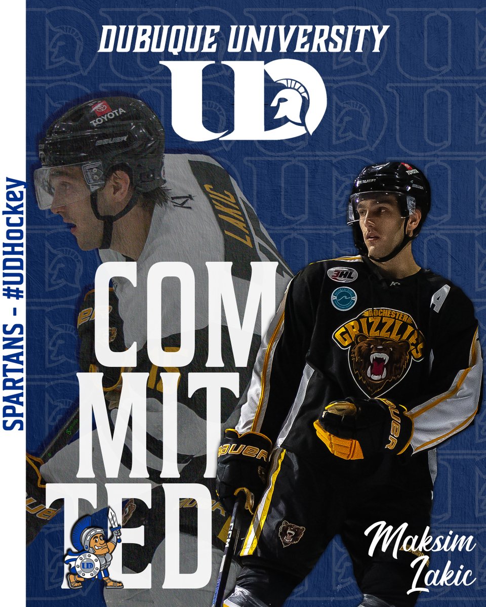 🚨COMMITMENT ALERT🚨 Congratulations to Maksim Lakic on committing to the University of Dubuque(Div III/NCHA) Maksim played in 70 total games for the Grizzlies over the past 2 years tallying 56 points; 19 goals and 37 assists! Congrats, Maksim! #LadderOfDevelopment