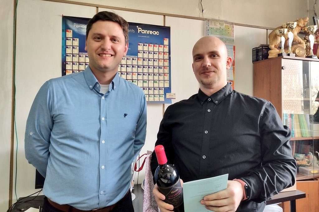 Alexey Sukhorukov (@sukhorukovalex) on Twitter photo Congratulations to Vladislav Lesnikov (<a href="/Sunlordik/">Владислав Лесников</a>) for successfully defending his PhD on crown-hydroxylamines today! 🎉 Already 5th Doctor from my group! Congratulations to Vladislav Lesnikov (<a href="/Sunlordik/">Владислав Лесников</a>) for successfully defending his PhD on crown-hydroxylamines today! 🎉 Already 5th Doctor from my group!