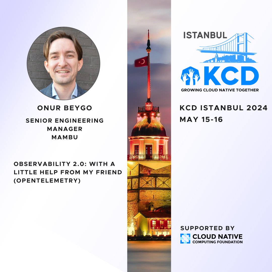 🎙New Speaker Alert for KCD Istanbul!

Feeling overwhelmed by the complexities of observability?

Join us at KCD Istanbul as Onur Beygo will explore the evolution of observability and how OpenTelemetry is changing the game!

#KCDIstanbul #CNCF