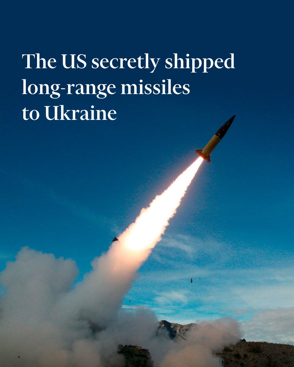 The US secretly sent a long-range missile system to Ukraine in February, reversing a decision to withhold them on.ft.com/3xOIQiu