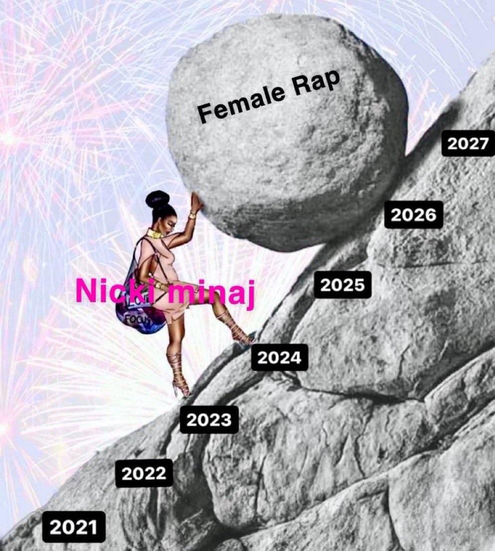Nicki Minaj carrying female rap another decade😭