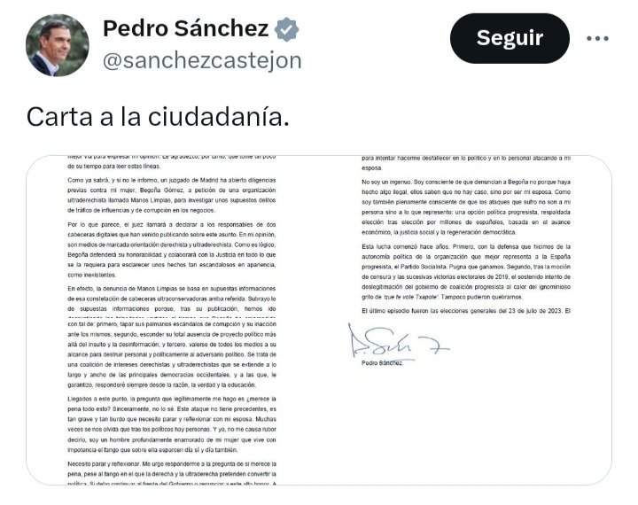 Este señor ve fascistas en todas partes menos cuando se admira en el espejo. Yo no quiero dimisión y paga vitalicia, quiero Código Penal por todo el daño que le ha hecho a España.