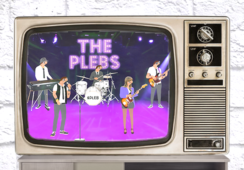 Plebs on TV !!! 📺🍾 Catch our Music Video this week on Euro Indie Music Weekly Magazine, featuring the best videoclips from the European Indie Music Network ❤️ Broadcasting on 15 channels across Italy, USA, Argentina, Brazil, and Chile. That's 91 total broadcasts ! $PLEB #TV