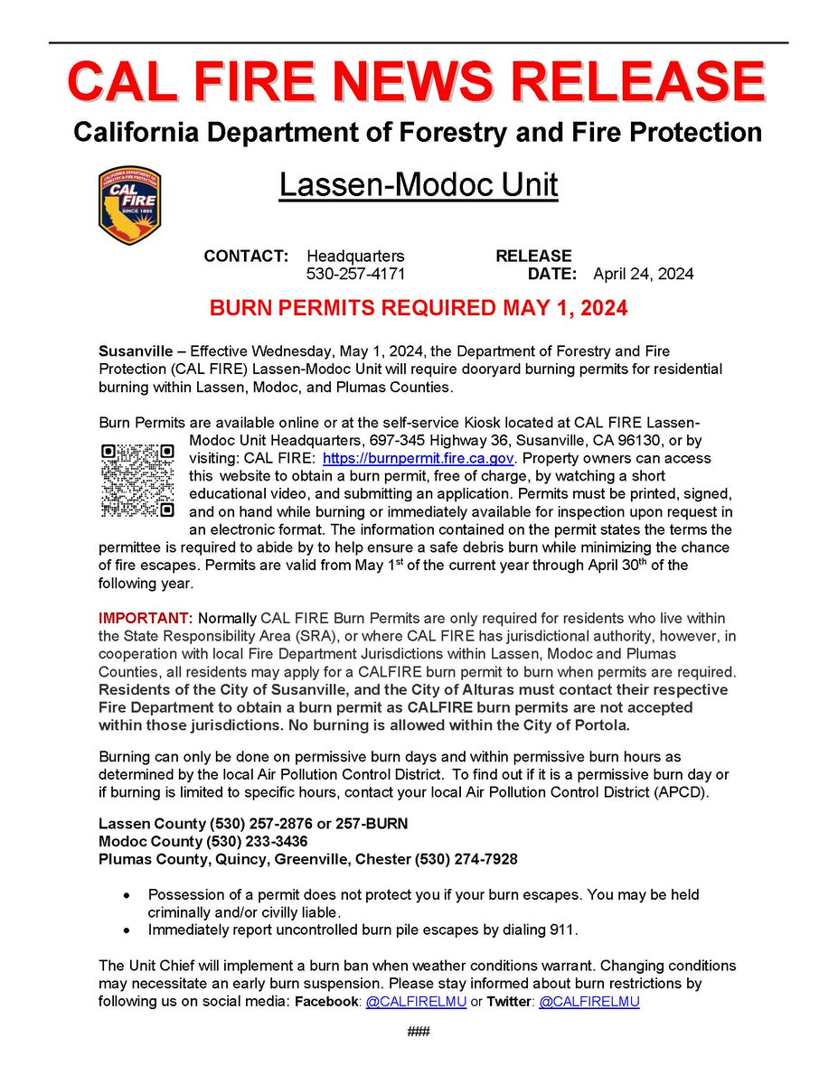 CALFIRE Lassen-Modoc tweet media