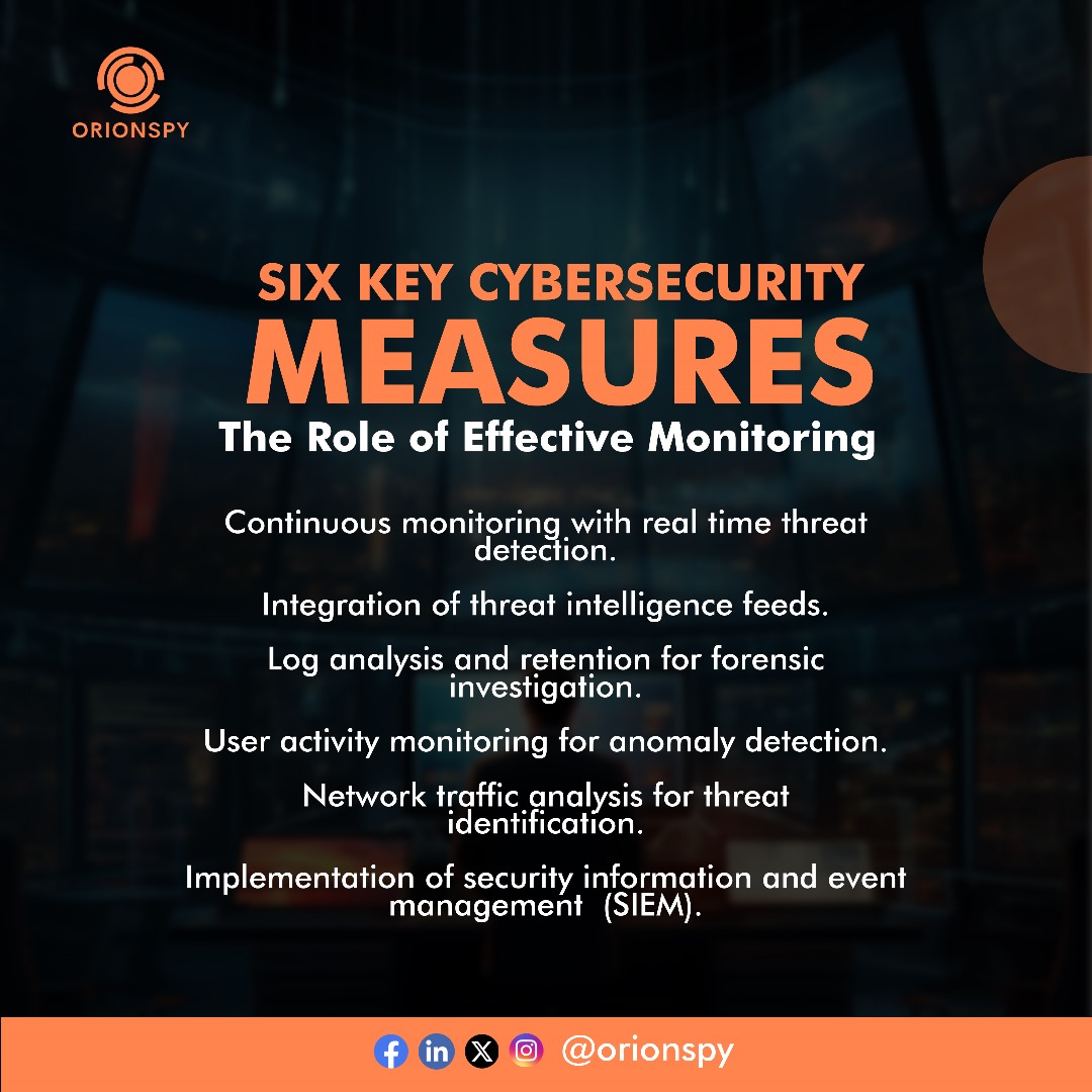 Who's watching your network? 🤔 Stay one step ahead of cyber criminals and keep your business safe with these 6 essentials #cybersecurity #continuousmonitoring #threatintelligence #useractivitymonitoring #networktrafficanalysis #SIEM #networksecurity #loganalysis #SIEM